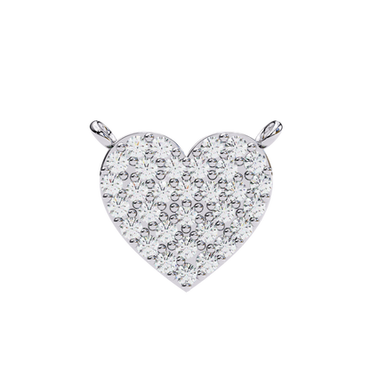 Pavé Heart Diamond Pendant