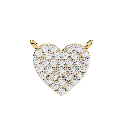 Pavé Heart Diamond Pendant