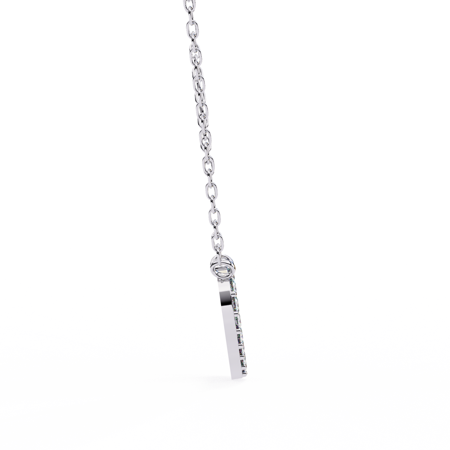 Pavé Heart Diamond Pendant