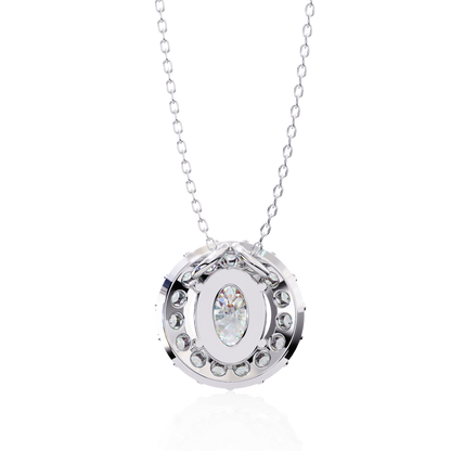 Elaris Halo Diamond Pendant