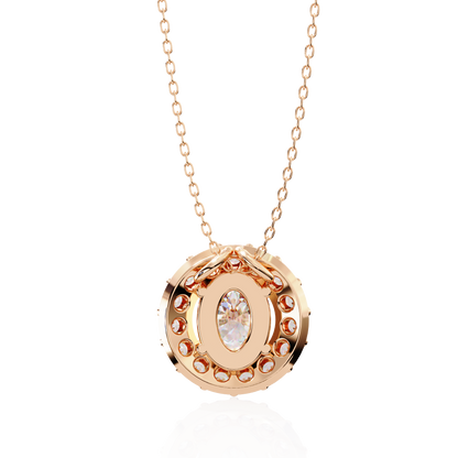 Elaris Halo Diamond Pendant