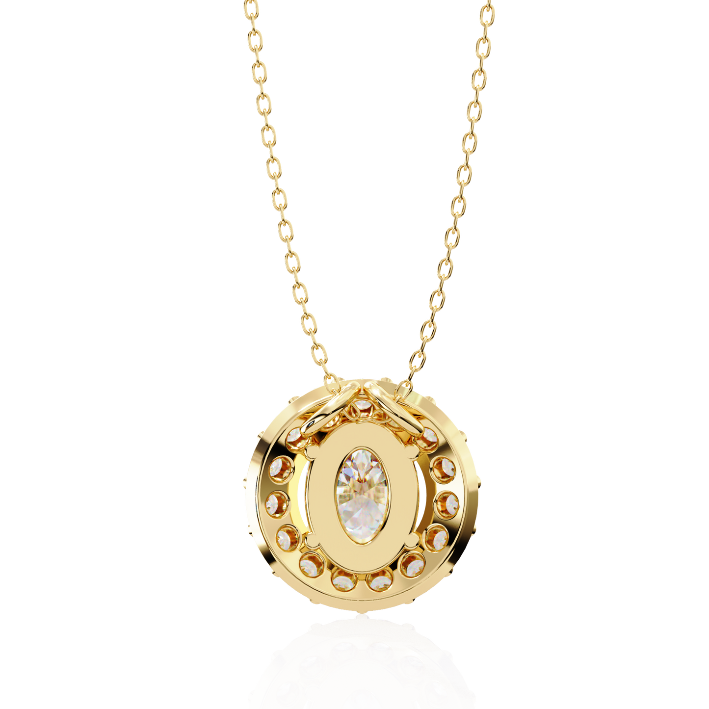 Elaris Halo Diamond Pendant
