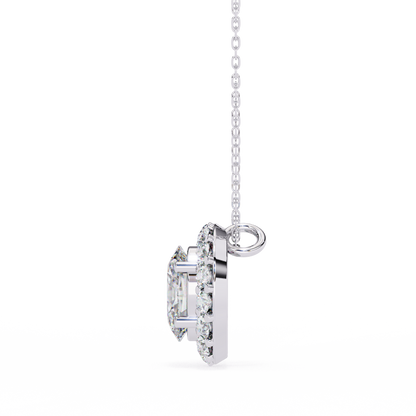 Elaris Halo Diamond Pendant