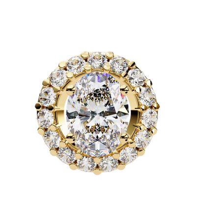 Elaris Halo Diamond Pendant