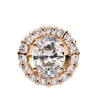 Elaris Halo Diamond Pendant