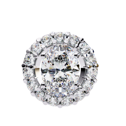 Elaris Halo Diamond Pendant