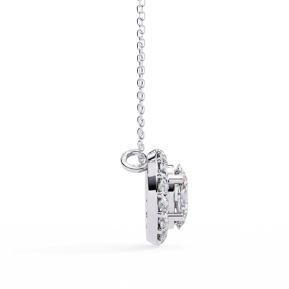 Elaris Halo Diamond Pendant