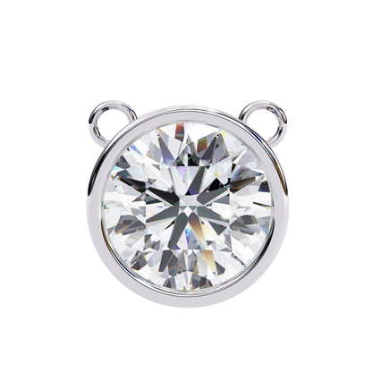 Solara Round Solitaire Pendant