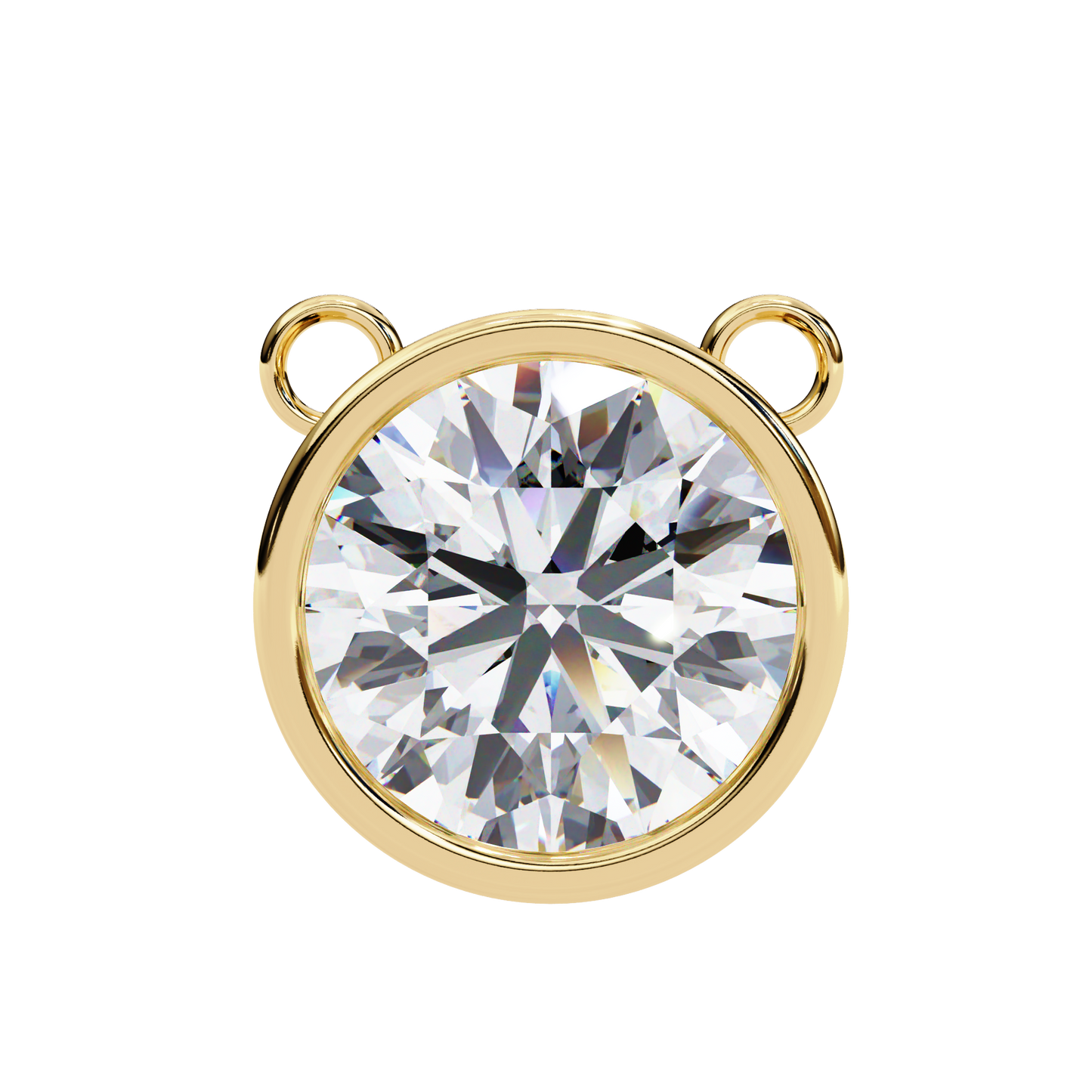 Solara Round Solitaire Pendant