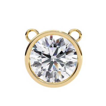 Solara Round Solitaire Pendant