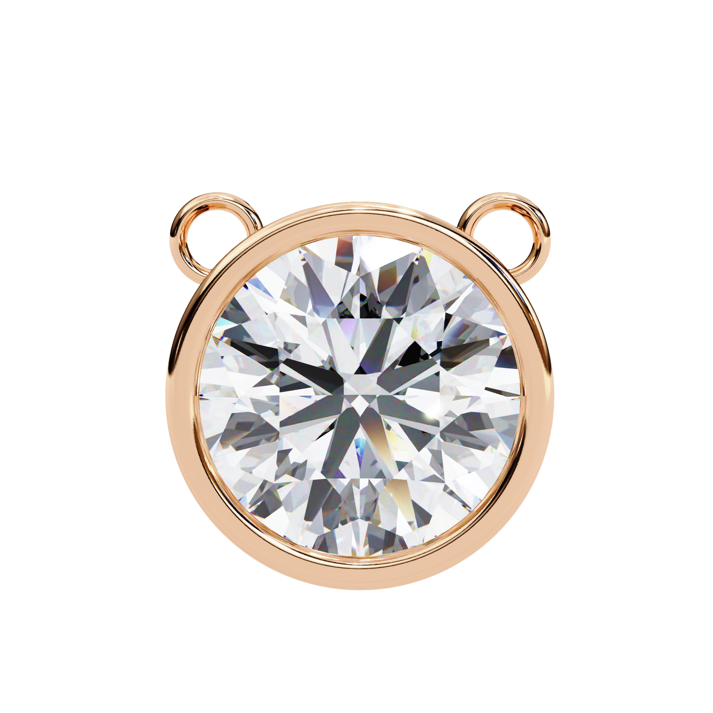 Solara Round Solitaire Pendant