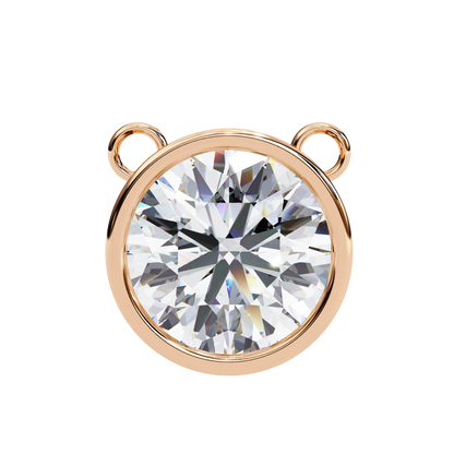 Solara Round Solitaire Pendant