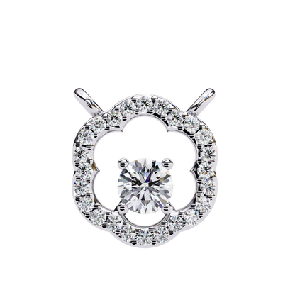 Celestia Hidden Halo Pendant