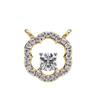 Celestia Hidden Halo Pendant
