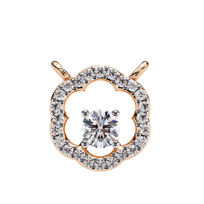 Celestia Hidden Halo Pendant