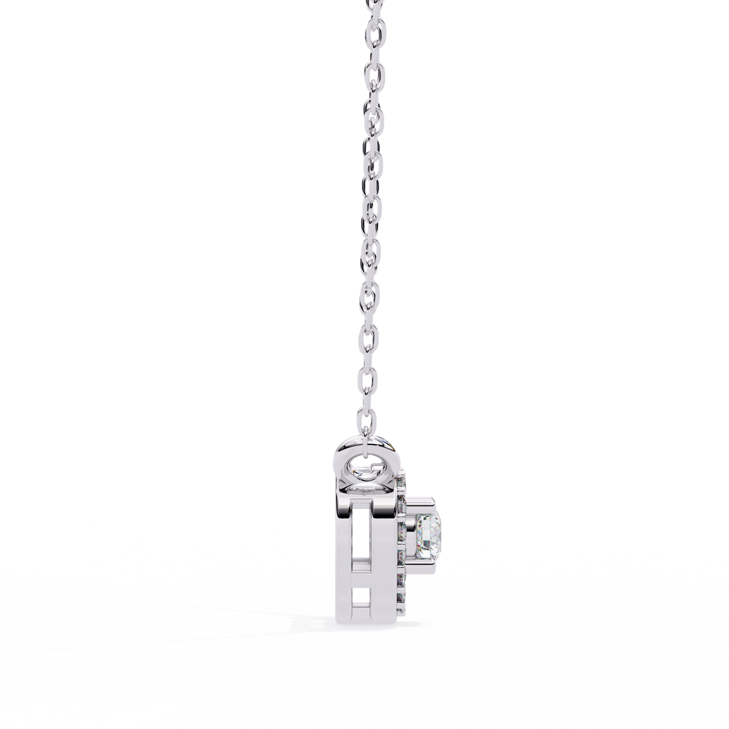 Amora Heart Halo Pendant