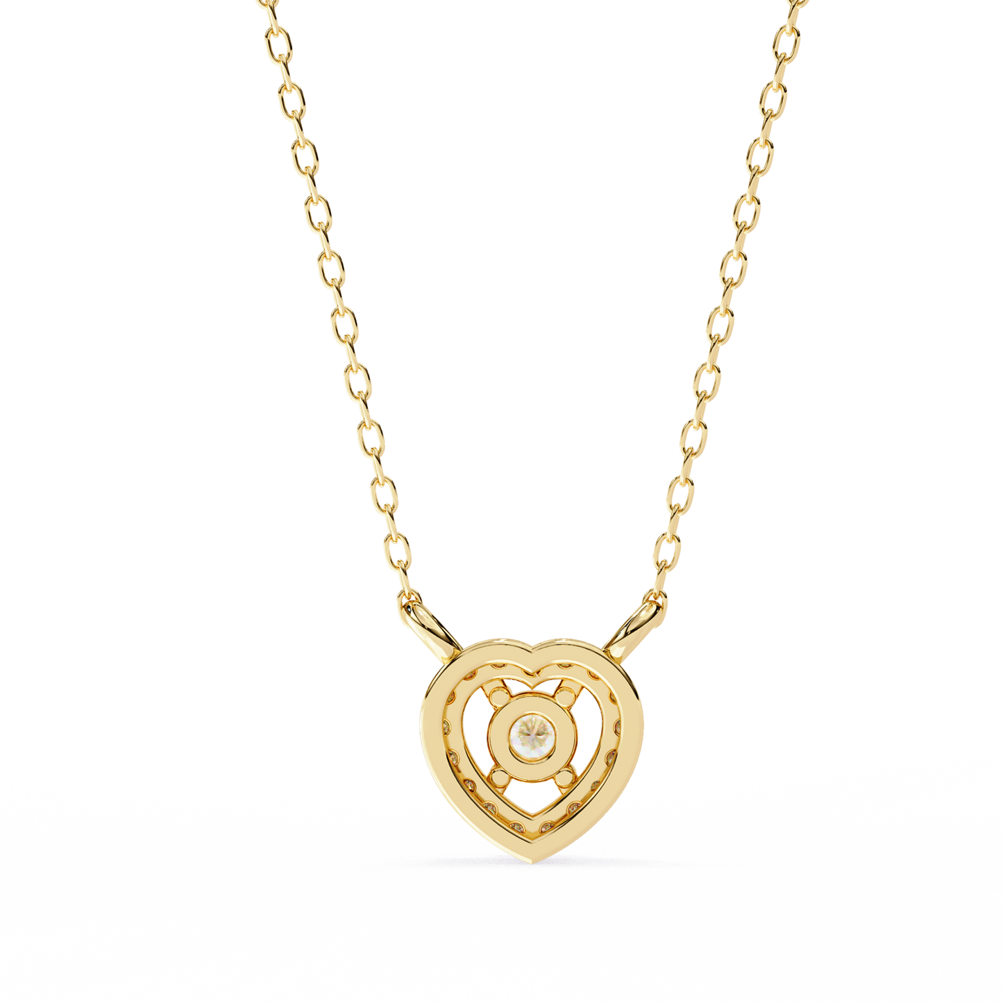 Amora Heart Halo Pendant