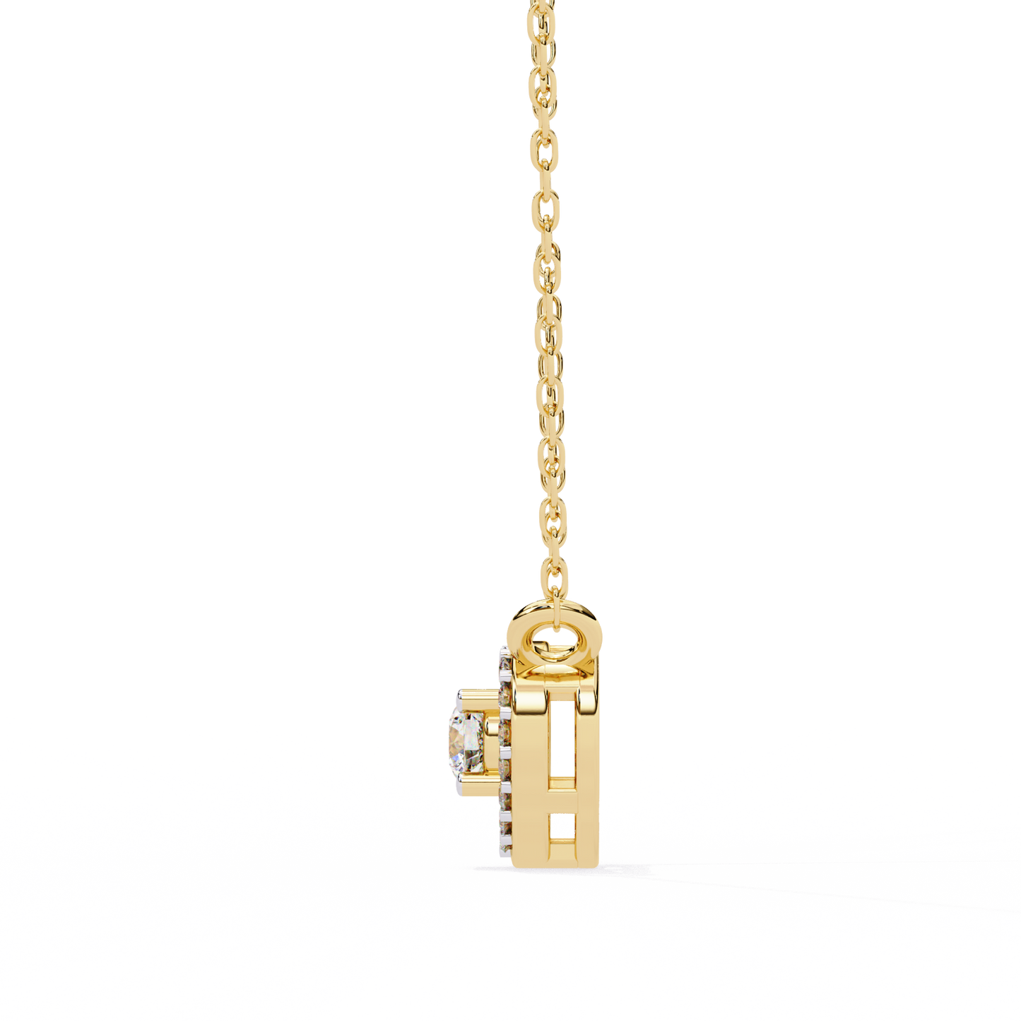 Amora Heart Halo Pendant