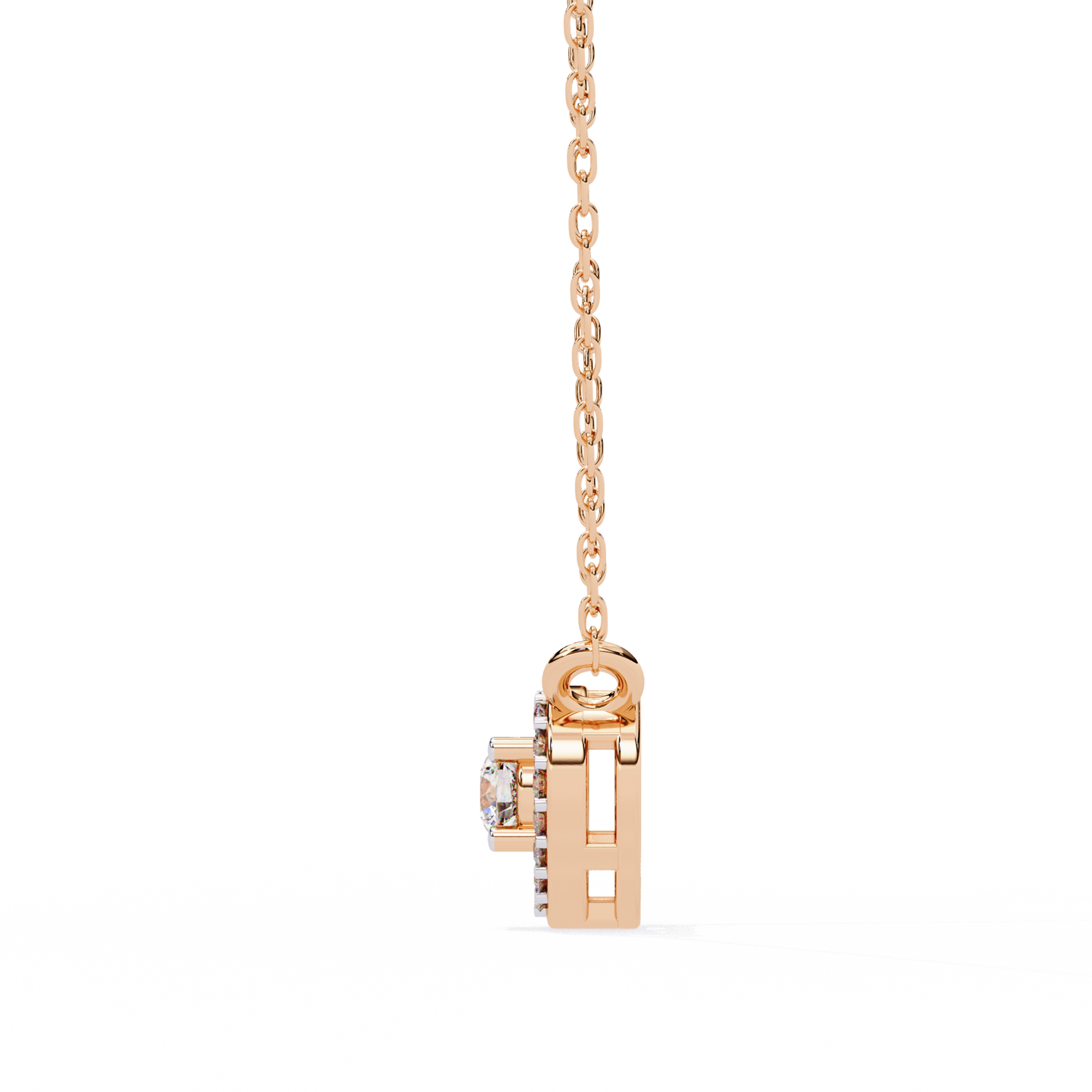 Amora Heart Halo Pendant