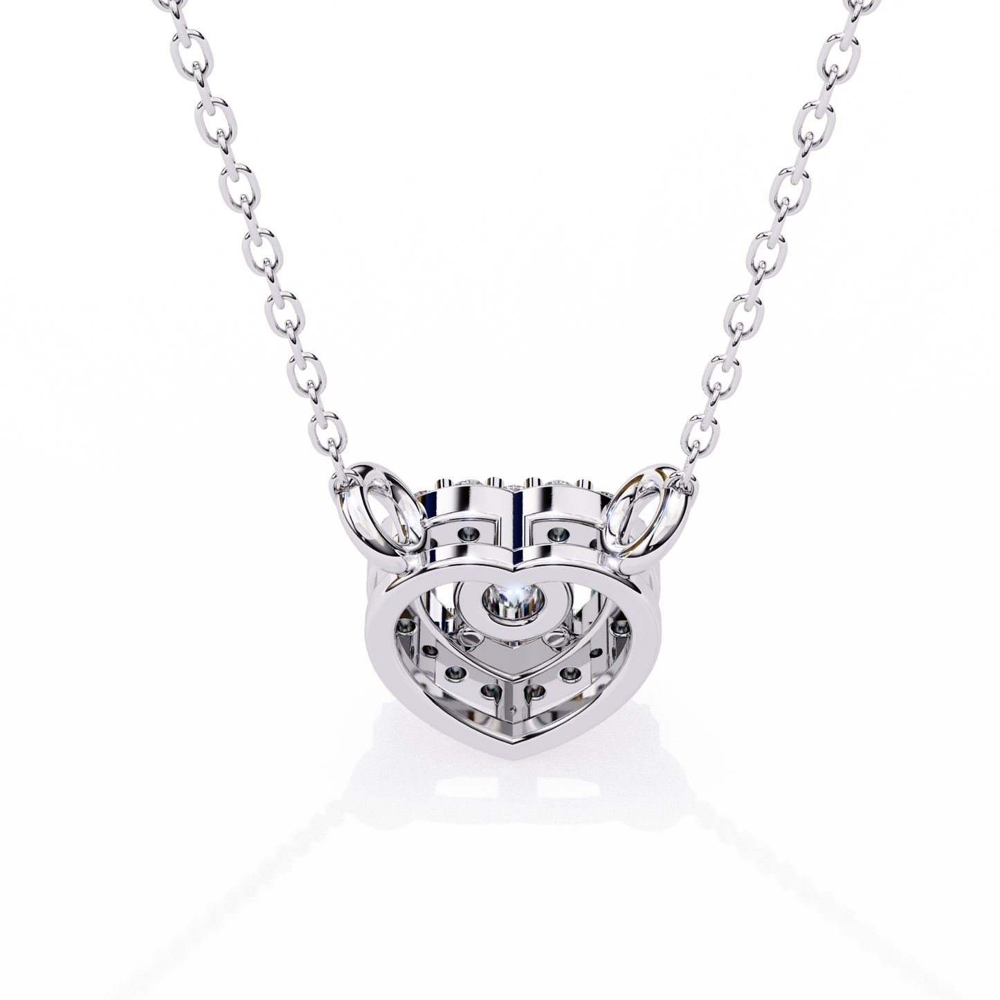 Amora Heart Halo Pendant