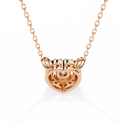 Amora Heart Halo Pendant