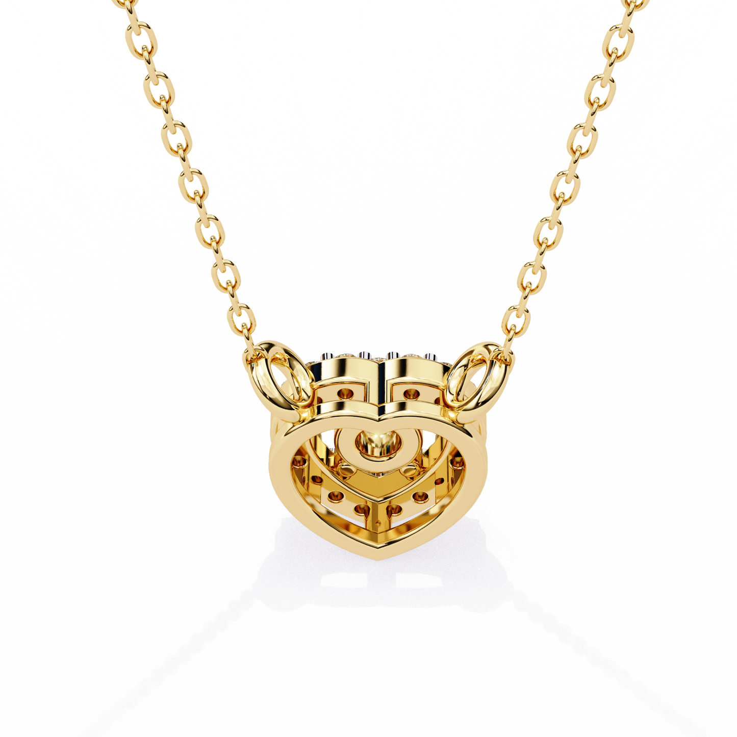Amora Heart Halo Pendant