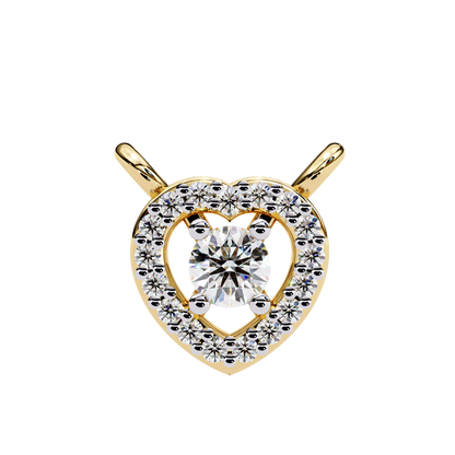 Amora Heart Halo Pendant