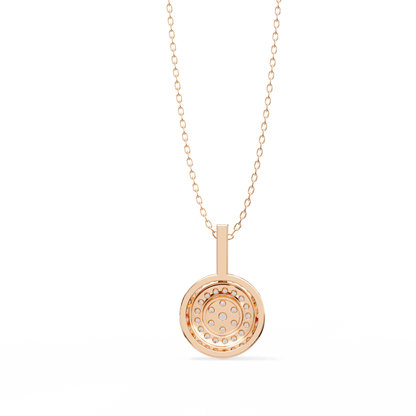 Celestia Halo Cluster Diamond Pendant