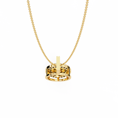 Celestia Halo Cluster Diamond Pendant