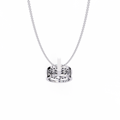 Celestia Halo Cluster Diamond Pendant