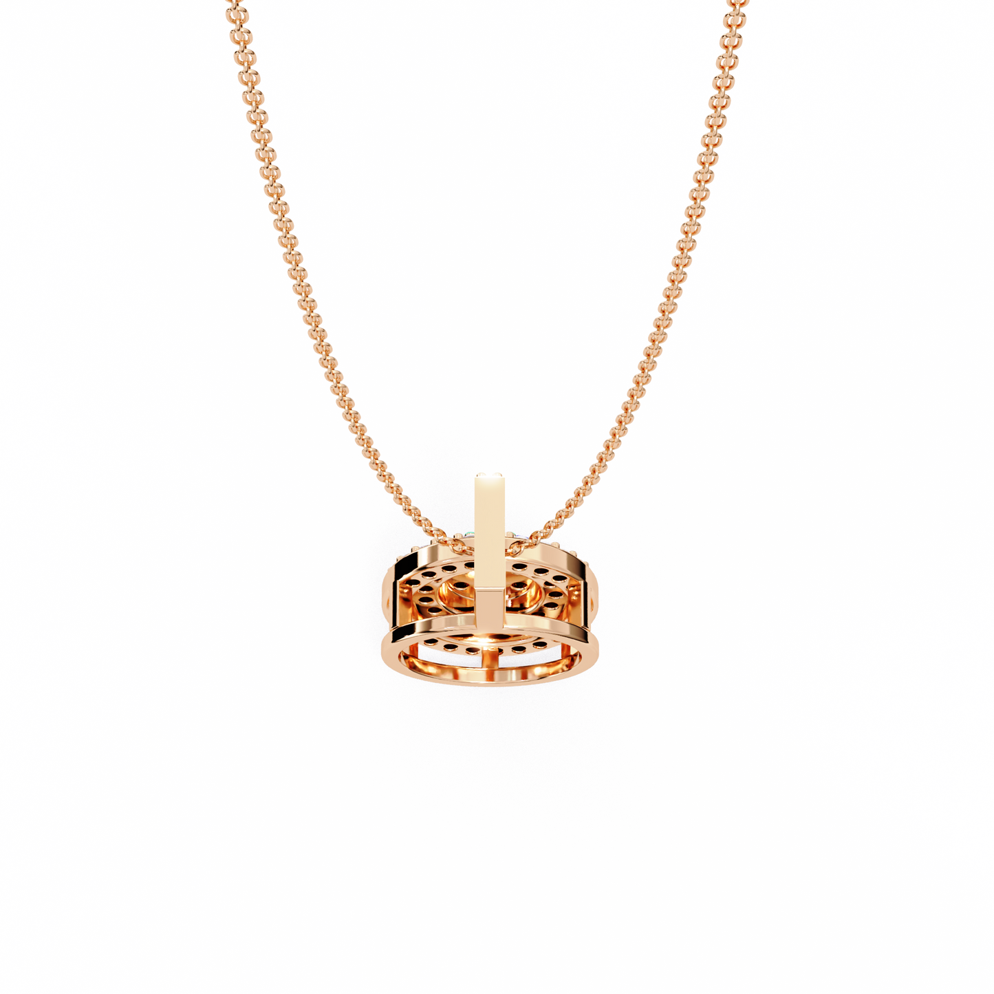 Celestia Halo Cluster Diamond Pendant