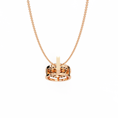 Celestia Halo Cluster Diamond Pendant