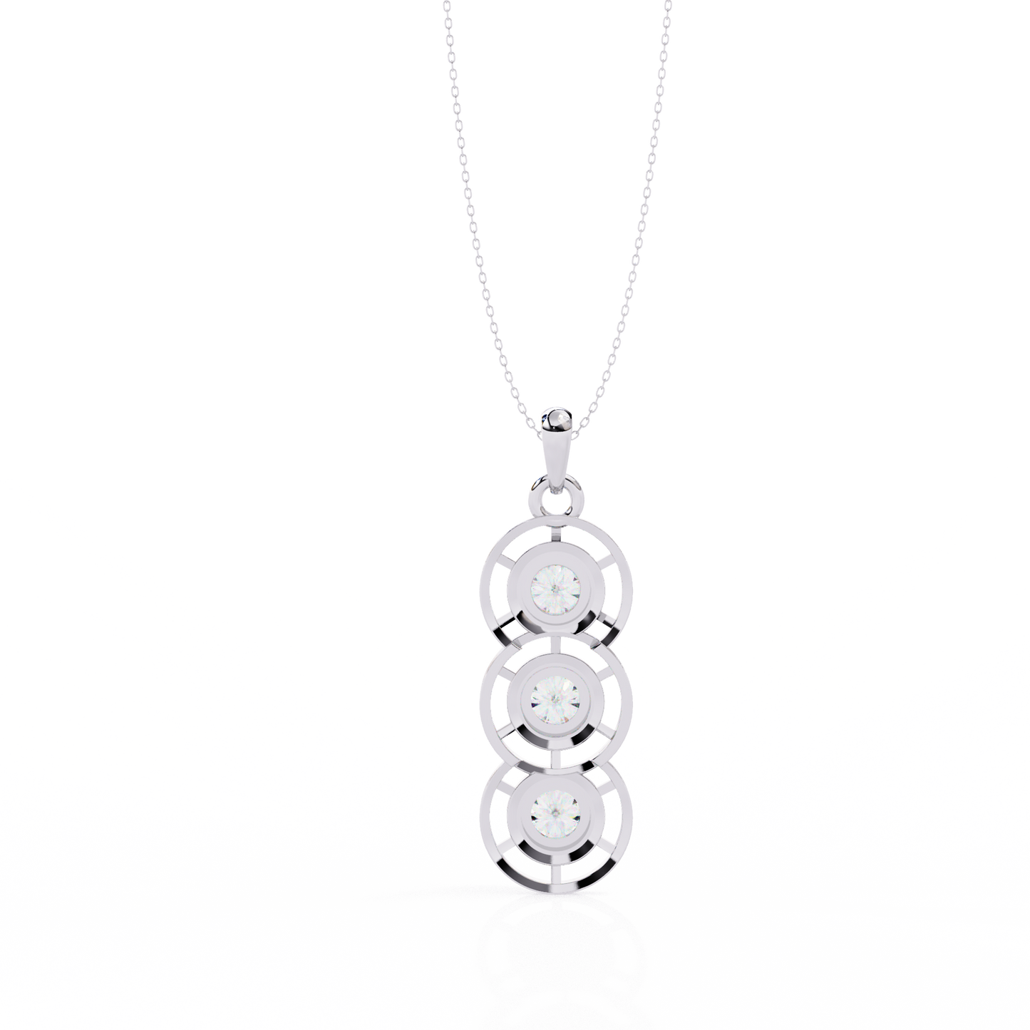 Trinity Circle Diamond Pendant