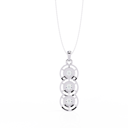 Trinity Circle Diamond Pendant