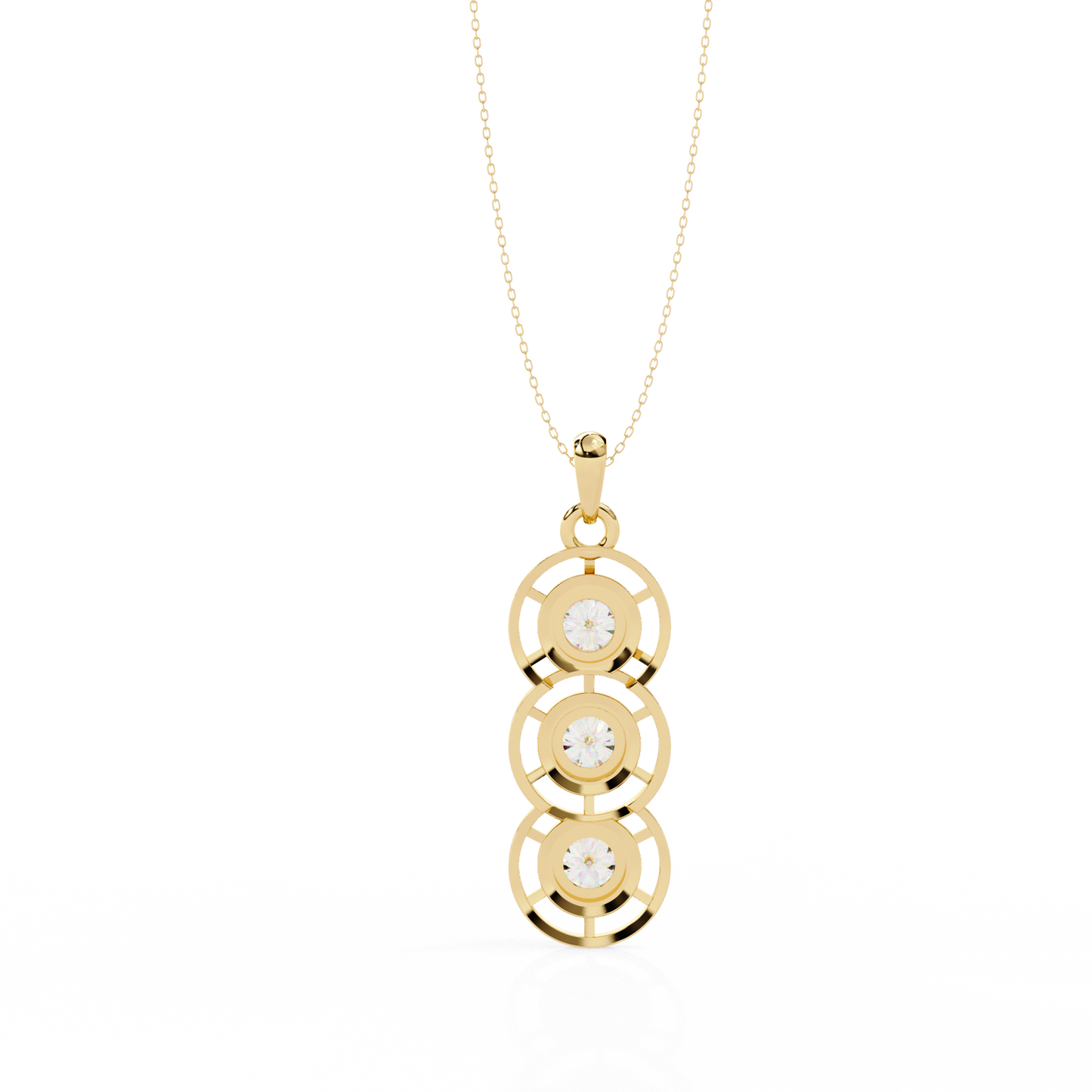 Trinity Circle Diamond Pendant