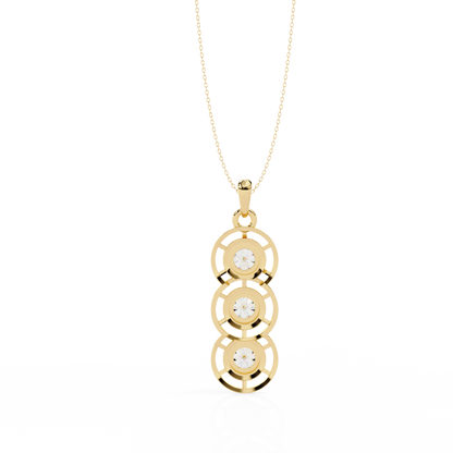Trinity Circle Diamond Pendant