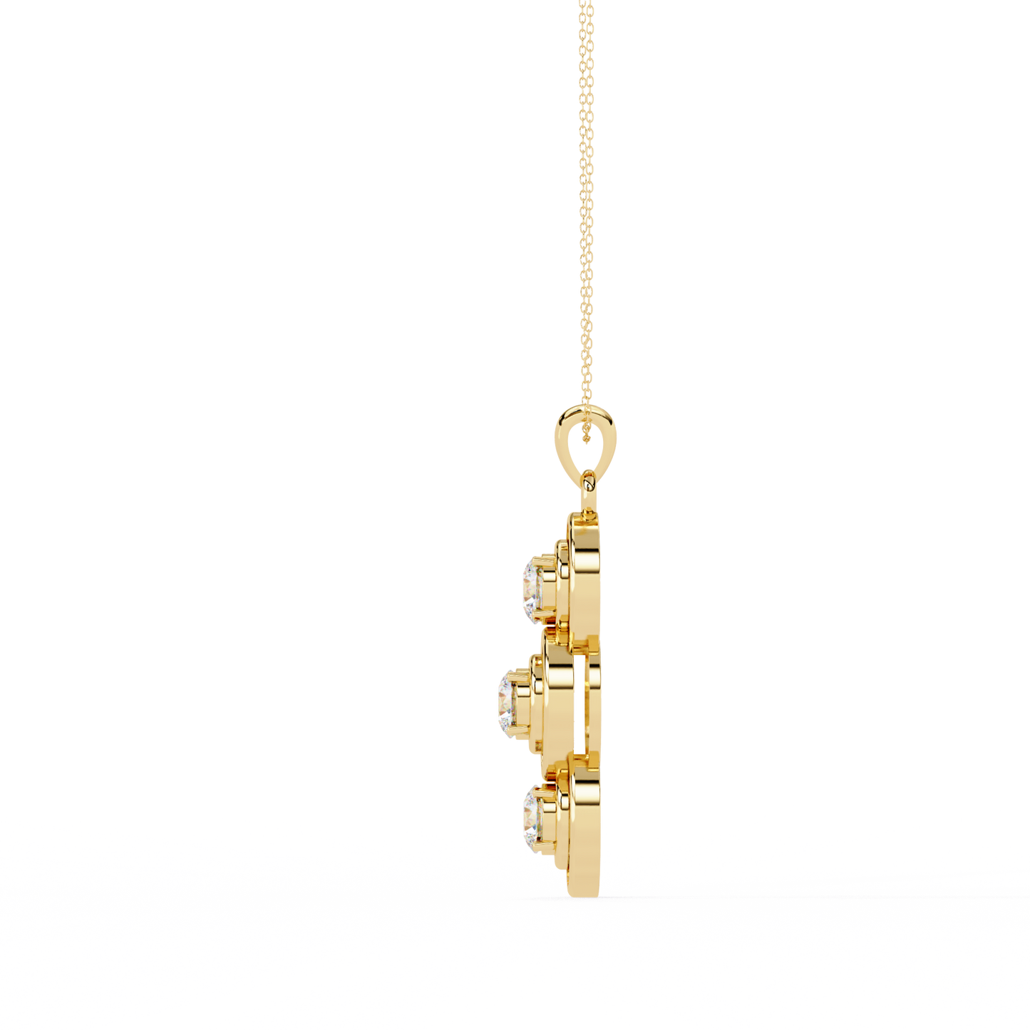 Trinity Circle Diamond Pendant