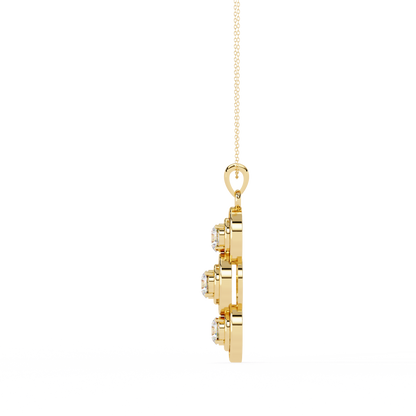 Trinity Circle Diamond Pendant