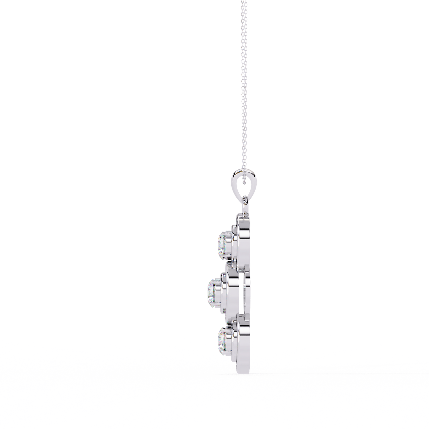 Trinity Circle Diamond Pendant