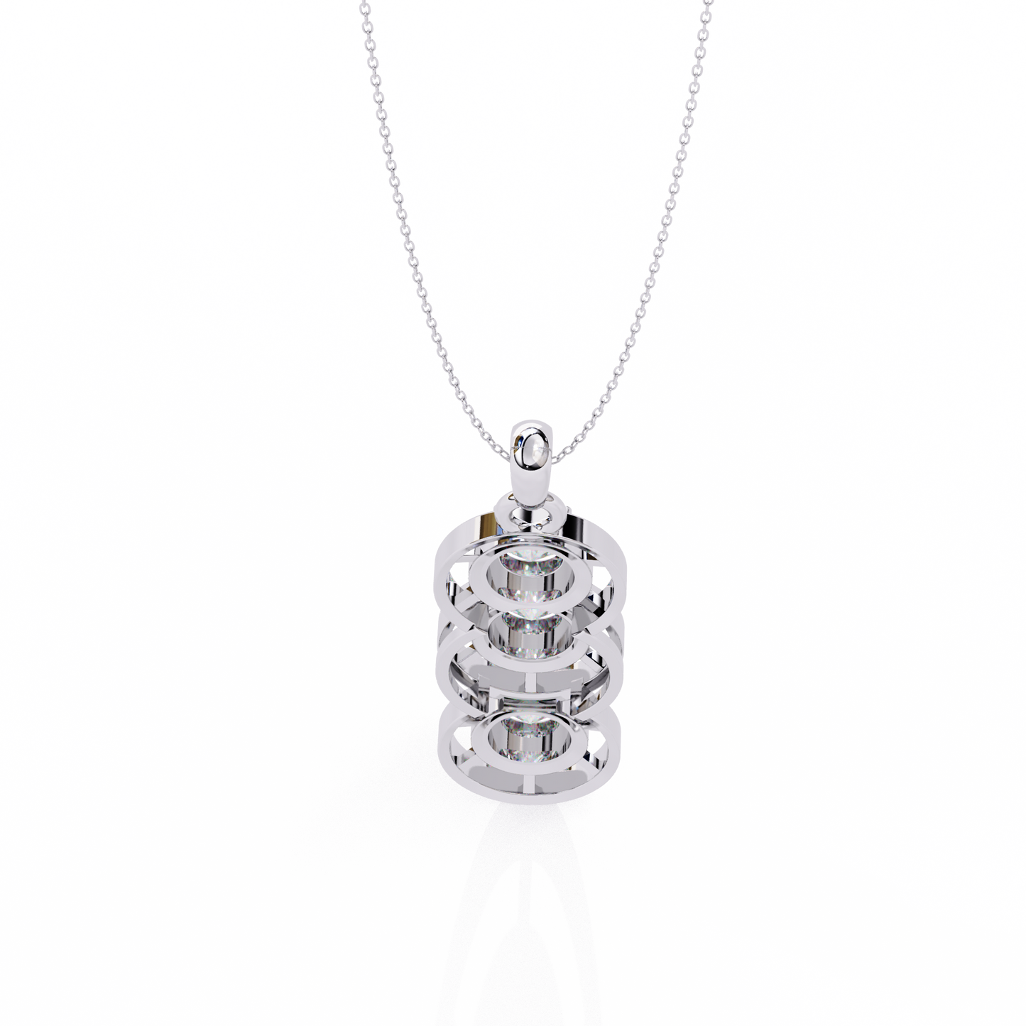Trinity Circle Diamond Pendant