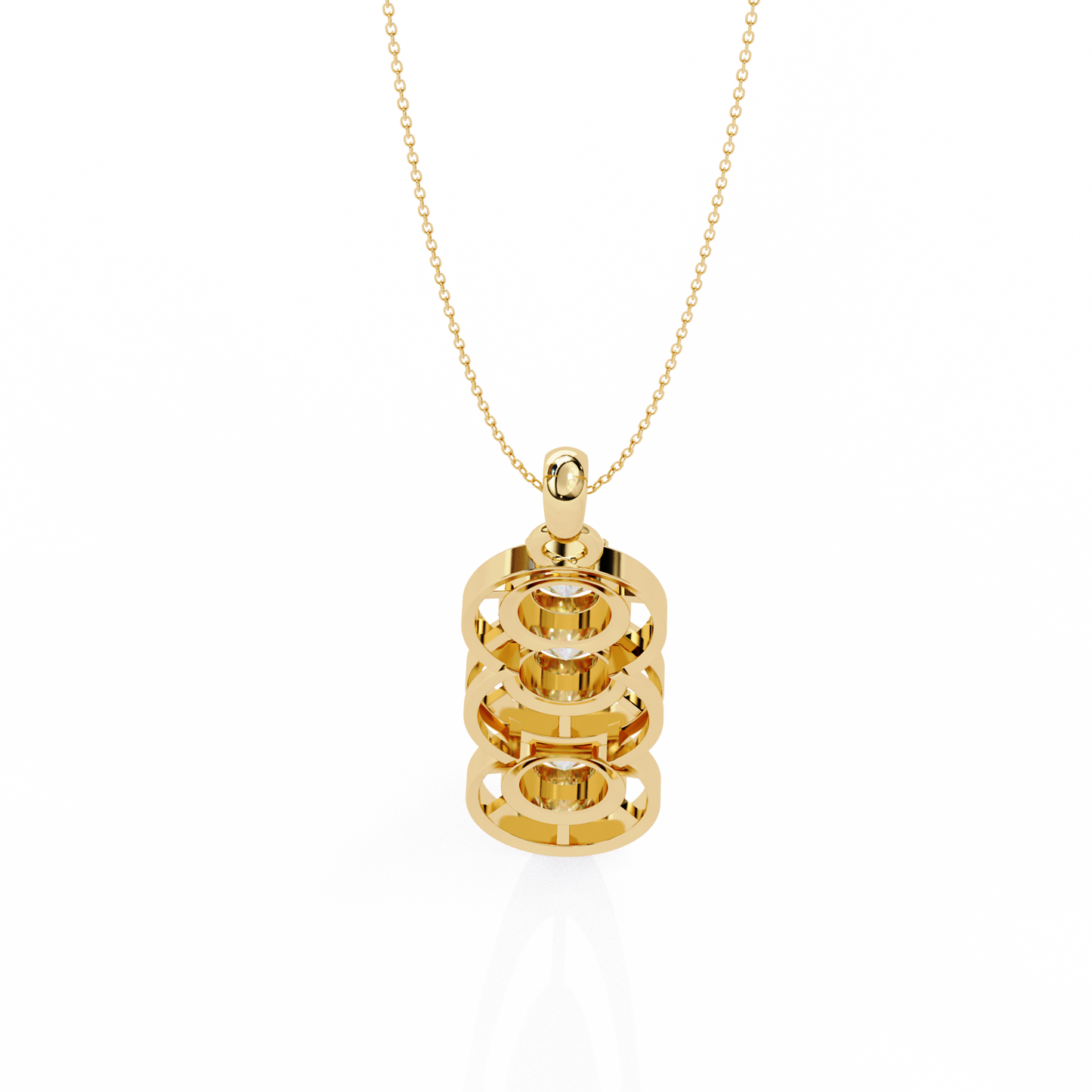 Trinity Circle Diamond Pendant