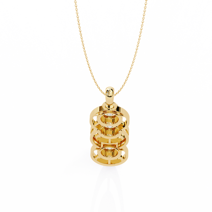 Trinity Circle Diamond Pendant