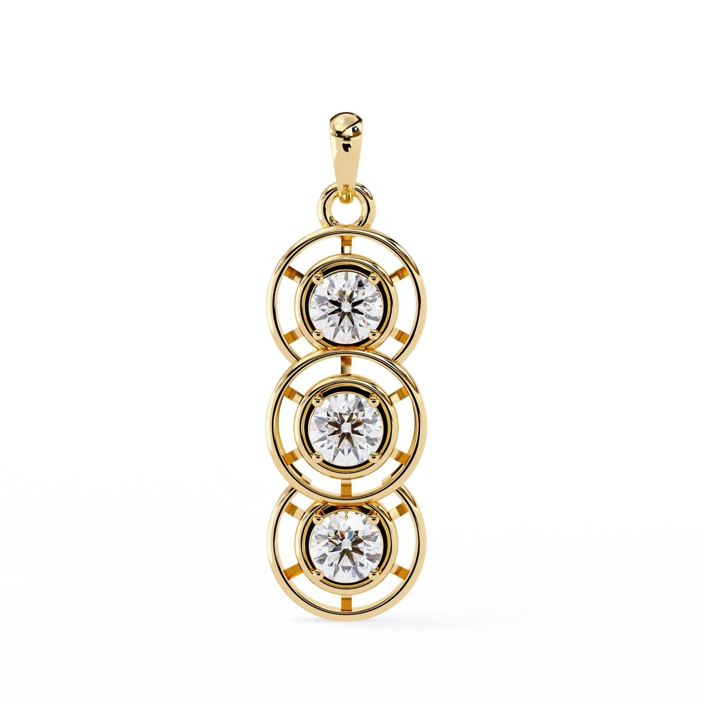 Trinity Circle Diamond Pendant