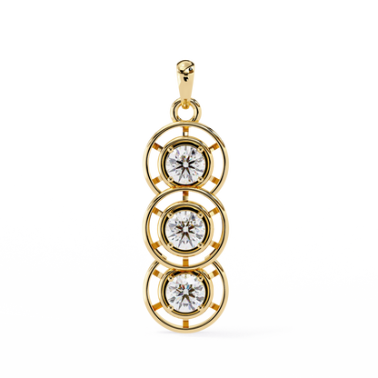 Trinity Circle Diamond Pendant