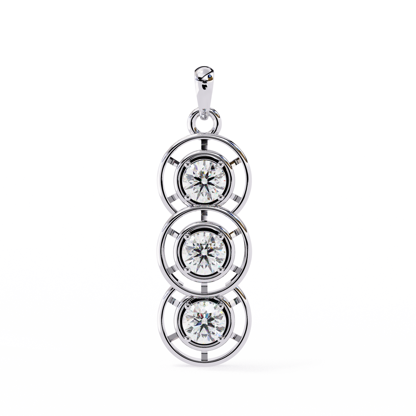 Trinity Circle Diamond Pendant