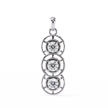 Trinity Circle Diamond Pendant