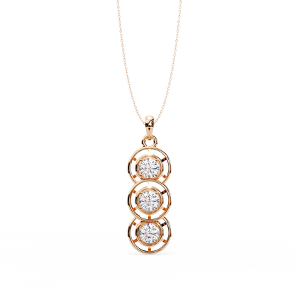 Trinity Circle Diamond Pendant