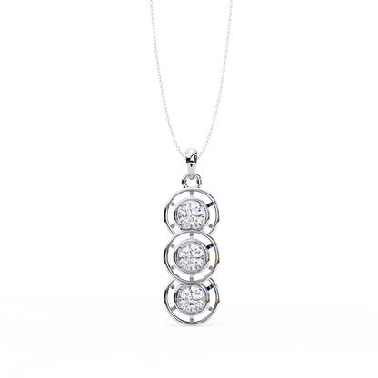 Trinity Circle Diamond Pendant