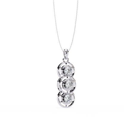Trinity Circle Diamond Pendant