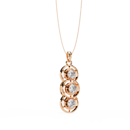 Trinity Circle Diamond Pendant